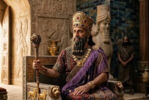 En la foto, Ashur-bel-nisheshu