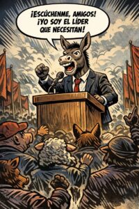 En la foto, un dibujo hecho con IA sobre el tema