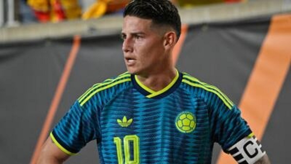 En la foto, James Rodríguez
