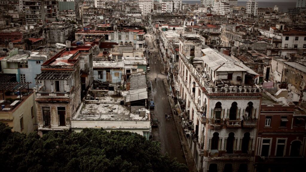 En la foto, una imagen de La Habana actual