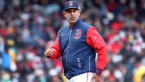 En la foto, Alex Cora