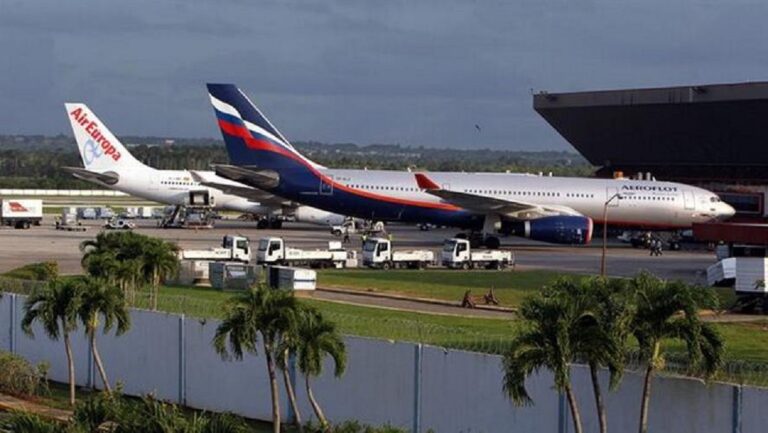 En la foto, un avión de Aeroflot en el aeropuerto José Martí, de La Habana