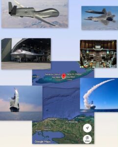 En la foto, los recursos con los que cuenta Estados Unidos para controlar Cuba