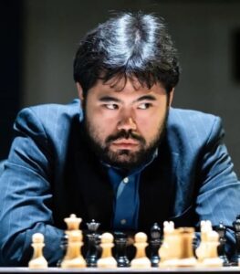 En la foto, el GM indo-estadounidense Hikaru Nakamura