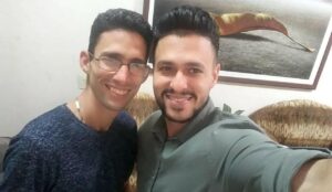 En la foto, los hermanos Martín Perdomo