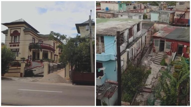 En la foto, la vida de los ricos y la de los pobres en Cuba