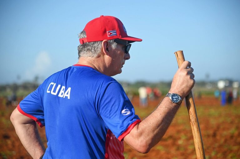 En la foto, el impuesto presidente de Cuba