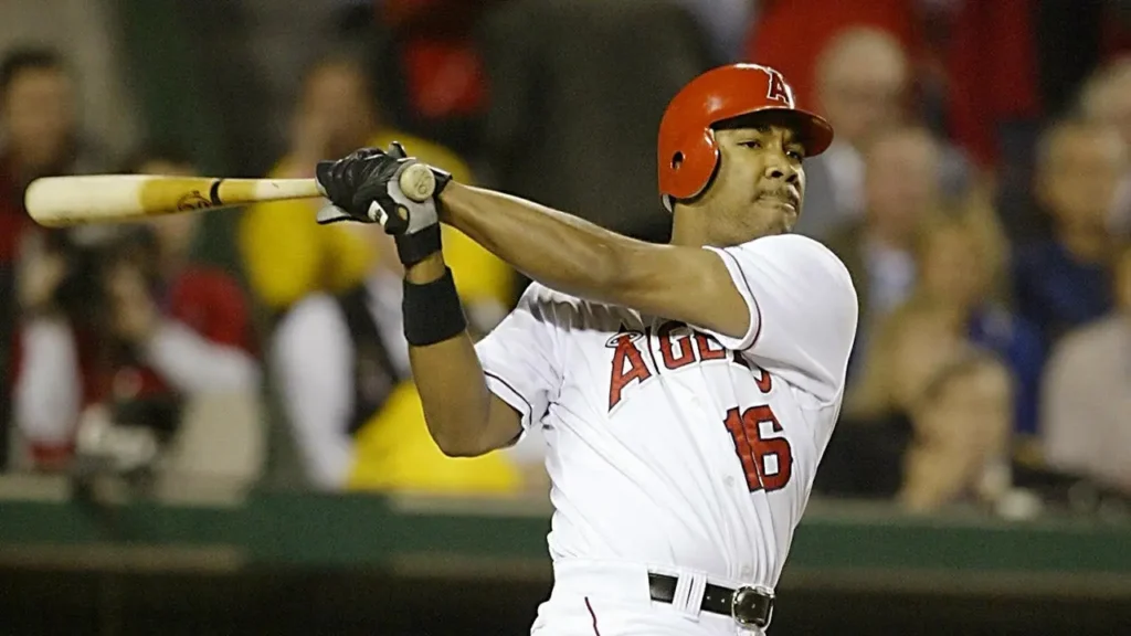 En la foto, Garret Anderson