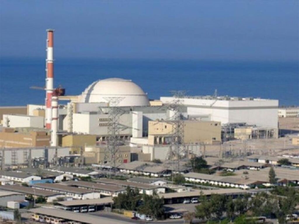 En la foto, la central nuclear de bushehr