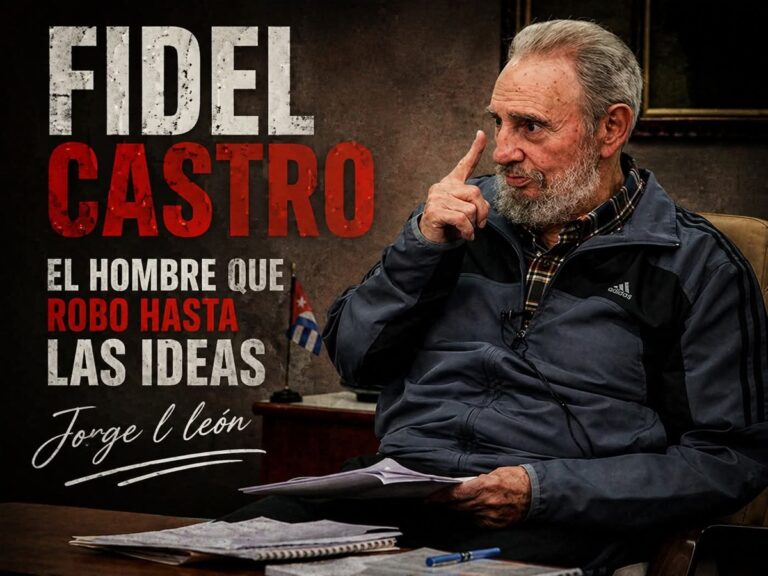 En la foto, una imagen de Fidel Castro