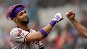 En la foto, Lourdes Gurriel Jr.