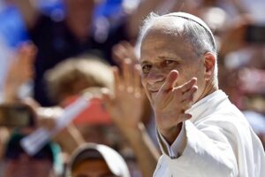 En la foto, el el Papa León XIV