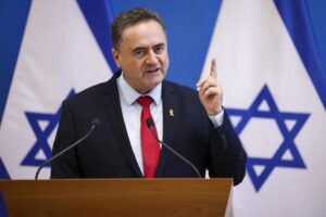 En la foto, El ministro israelí de Defensa, Israel Katz