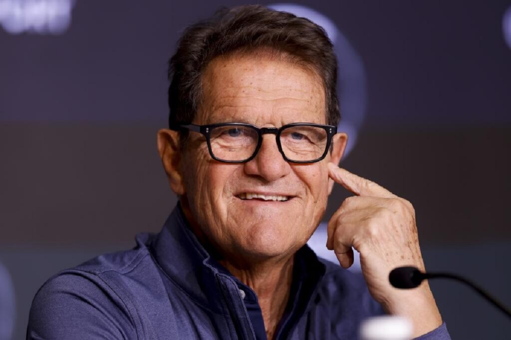En la foto, Fabio Capello