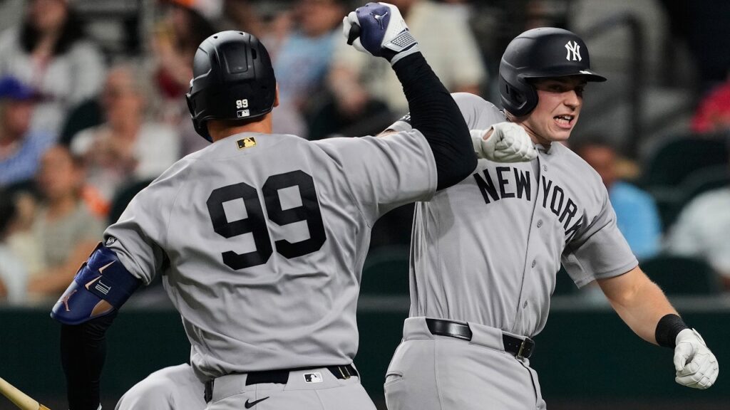 En la foto, Aaron Judge y Ben Rice