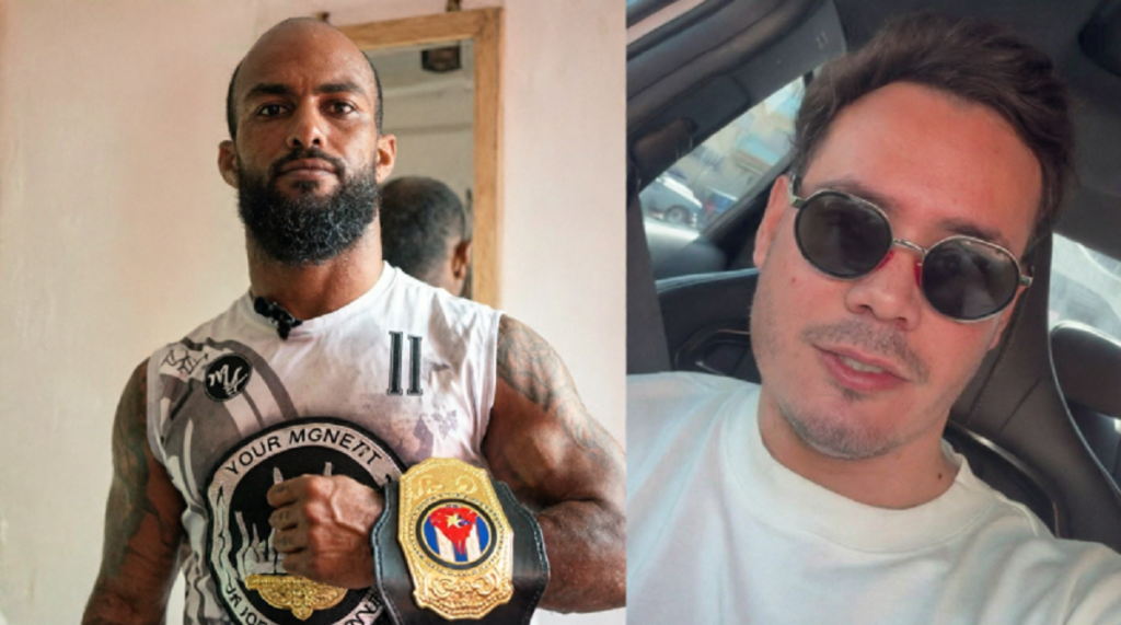 En la foto, Spiderman y Sandro Castro