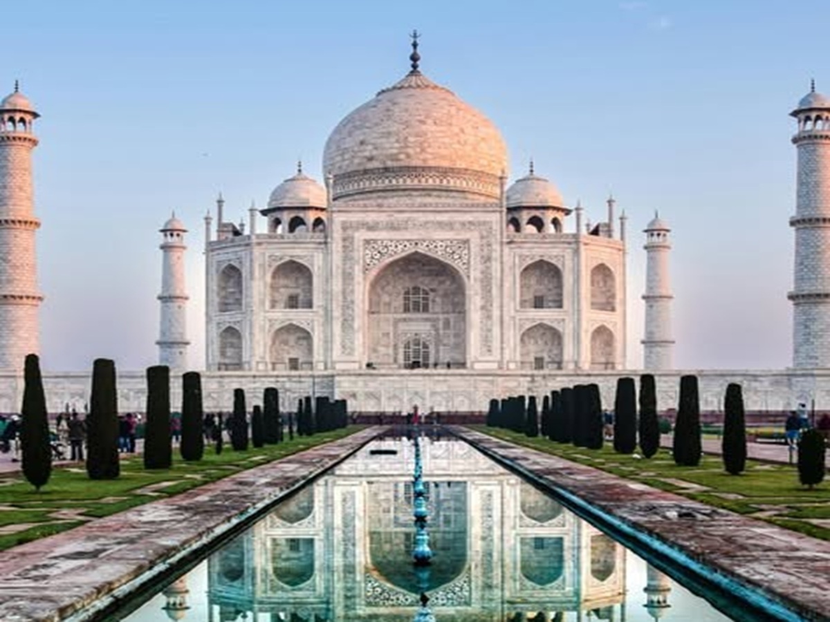 En la foto, el Taj Mahal