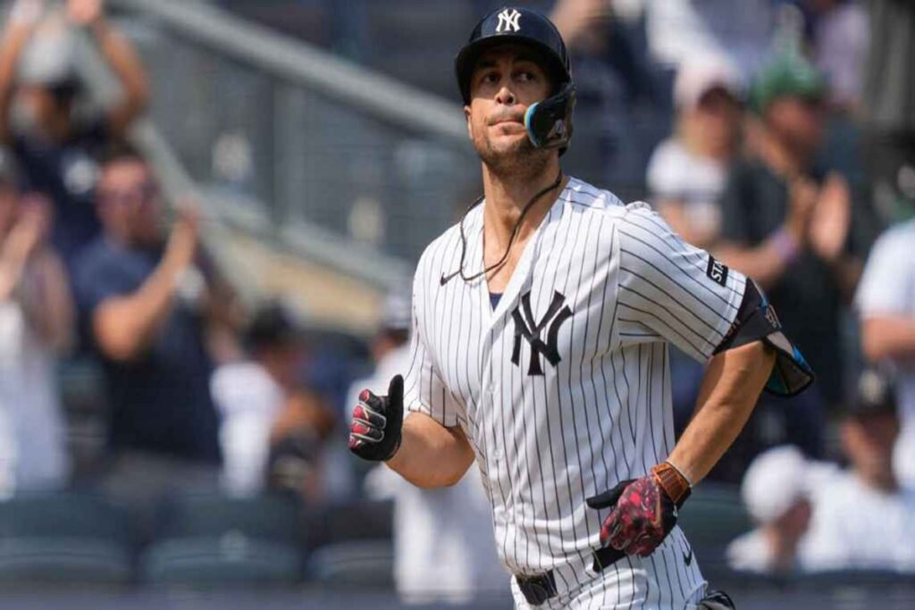 En la foto, Giancarlo Stanton