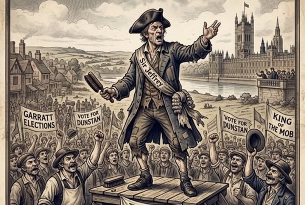 En la foto, Jeffrey Dunstan