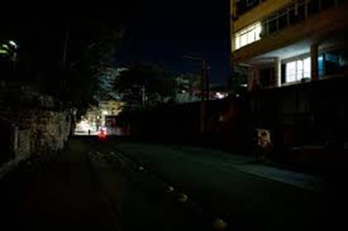 En la foto, apagones en Cuba