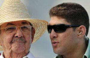 En la foto, Raúl Castro y su nieto El Cangrejo