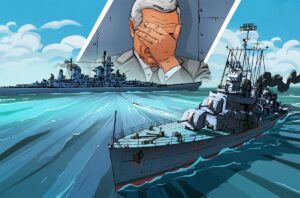 En la foto, un dibujo que recuerda los errores del Porter