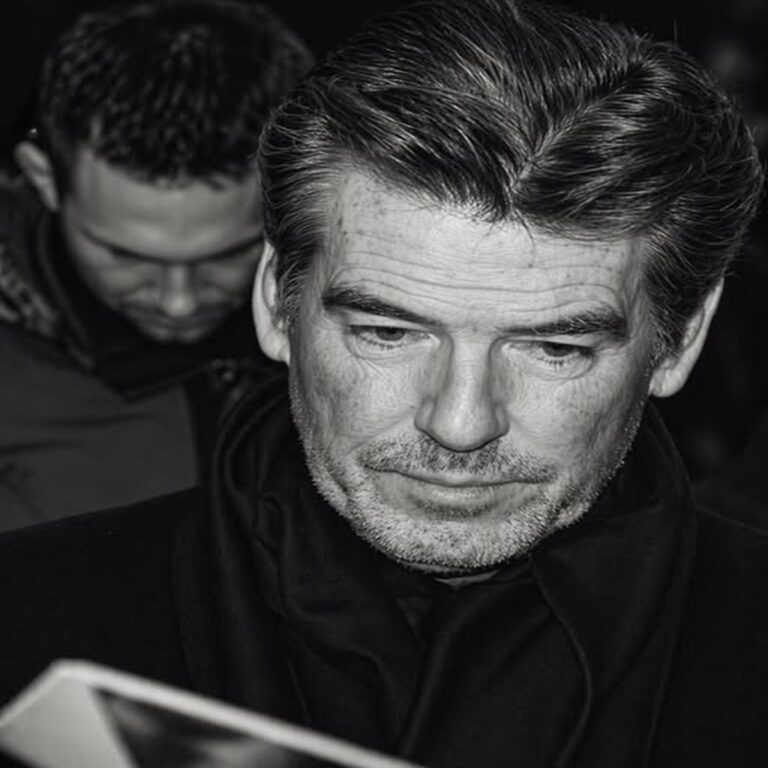 En la foto, Pierce Brosnan