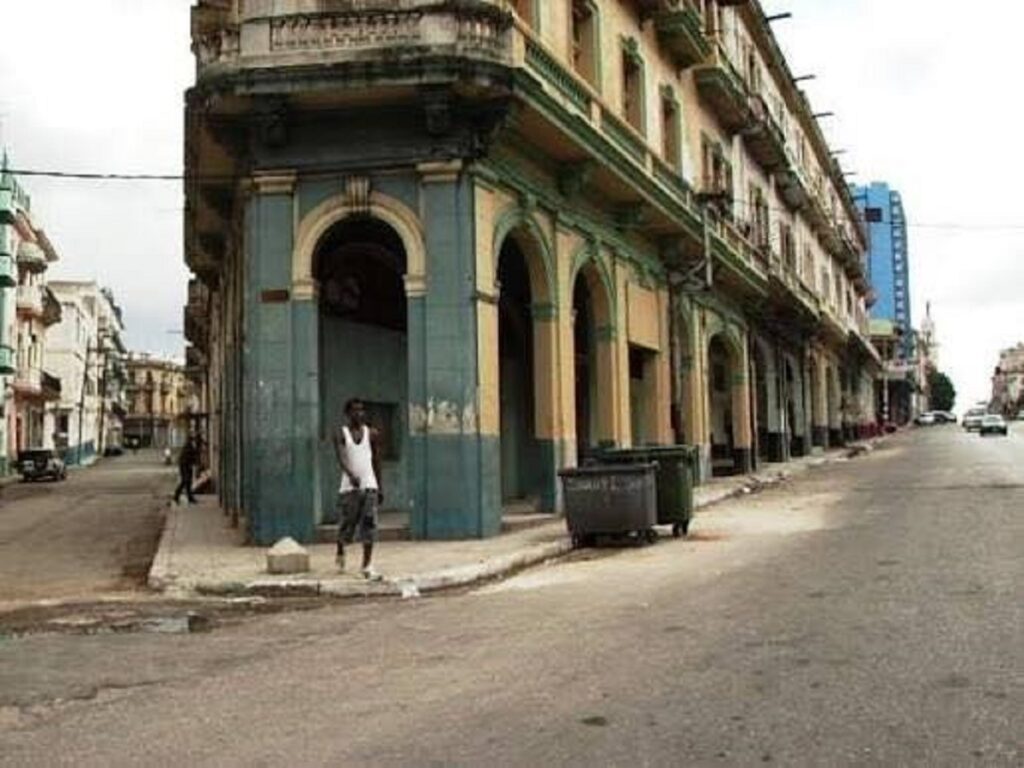 En la foto, una esquina de La Habana