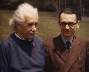 nsteinn la foto, Kurt Gödel y Albert Eis