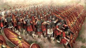 En la foto, una legión romana