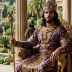 En la foto, el rey Artajerjes IV en su trono