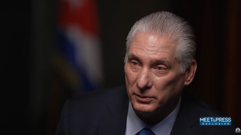 Tres minutos de muela para no soltar el trono: El ridículo de Díaz-Canel ante NBC News