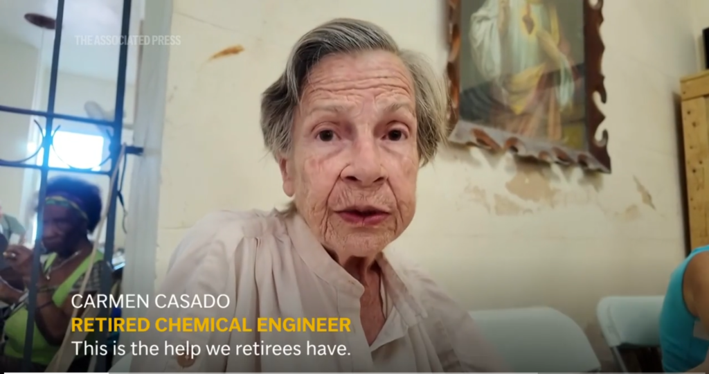 Jubilados en Cuba: escuchar a Carmen Casado es ver a mi familia