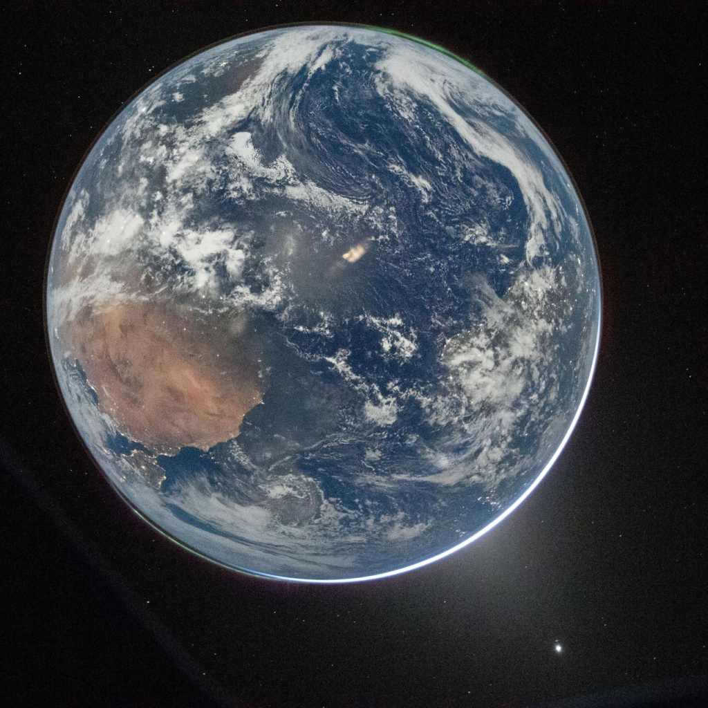 imágenes de la Tierra capturadas por la misión Artemis II