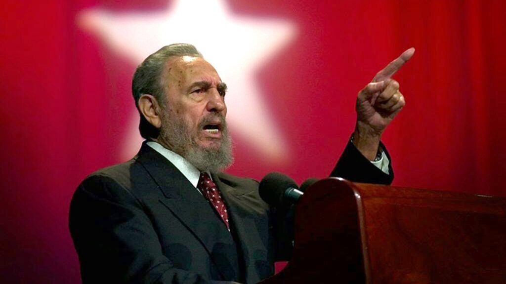En la foto, Fidel Castro