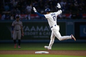 En la foto, Shohei Ohtani