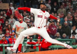 En la foto, Aroldis Chapman