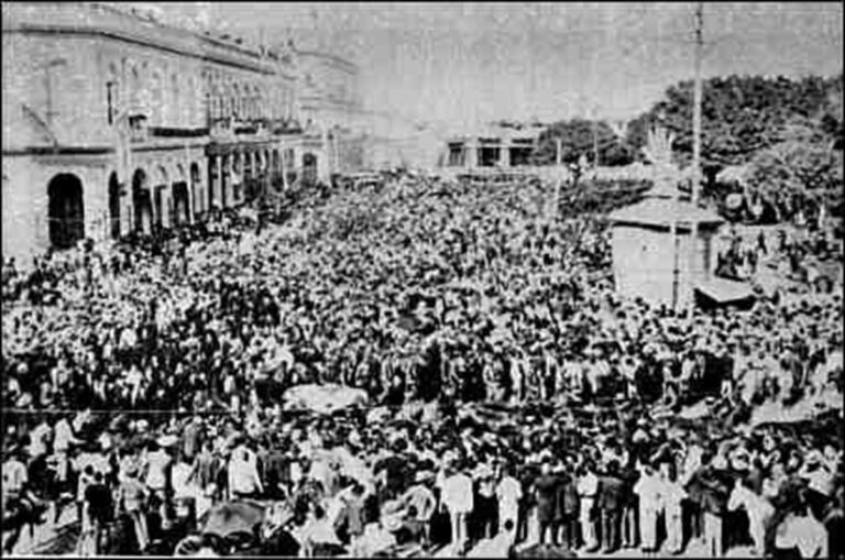 En la foto, La Habana el 20 de mayo de 1902