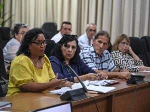 En la foto, la viceministra de Salud, Carilda Peña García