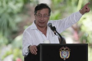 En la foto, Gustavo Petro
