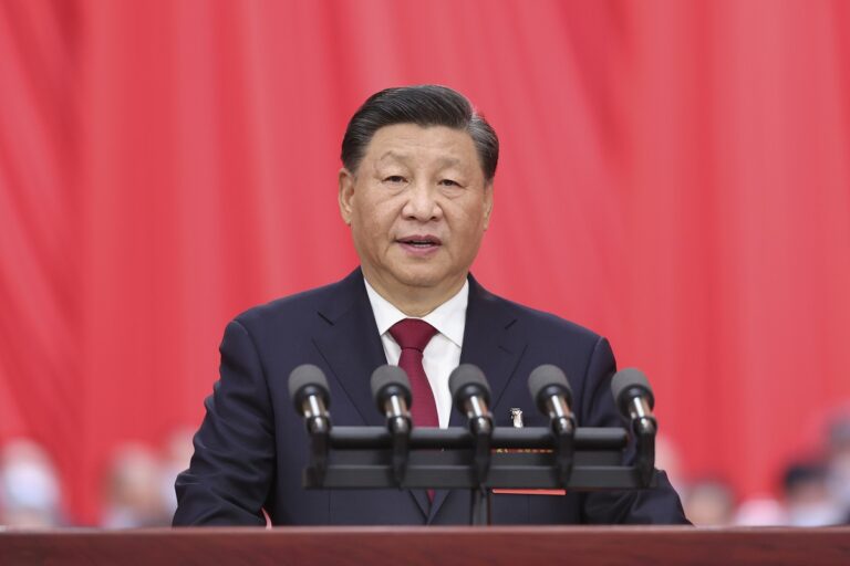 En la foto, Xi Jinping