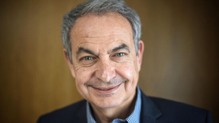 En la foto, el expresidente del gobierno español JOsé Luis Rodríguez Zapatero