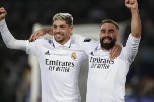 En la foto, Carvajal y Valverde