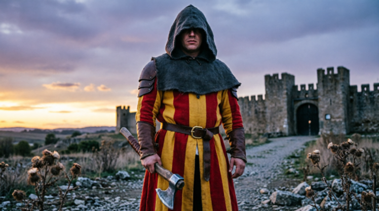 El apestado que curaba: la doble vida del verdugo medieval 1 En la foto, una imagen de IA de un verdugo de la Edad Media