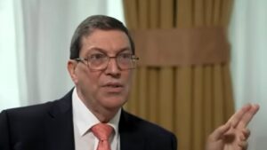 En la foto, el canciller del castrismo Bruno Rodríguez Parrilla