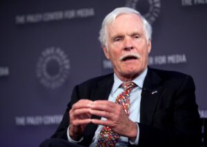 En la foto, Ted Turner