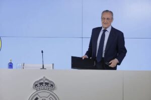 En la foto, Florentino Pérez