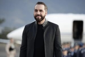 En la foto, Nayib Bukele
