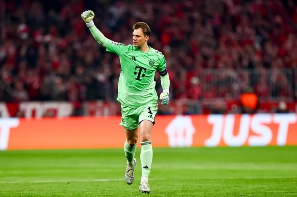 En la foto, el portero Manuel Neuer