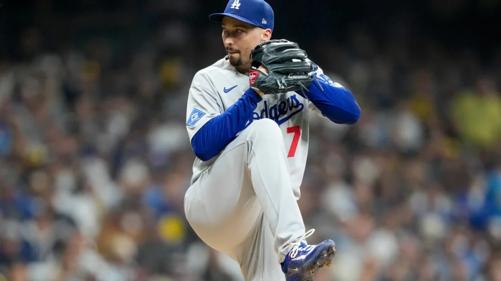 En la foto, Blake Snell